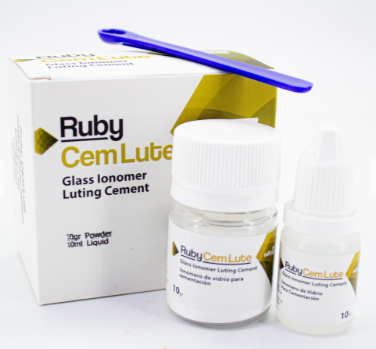 Ionómero de vidrio Cementación RubyCem Luting Incidental